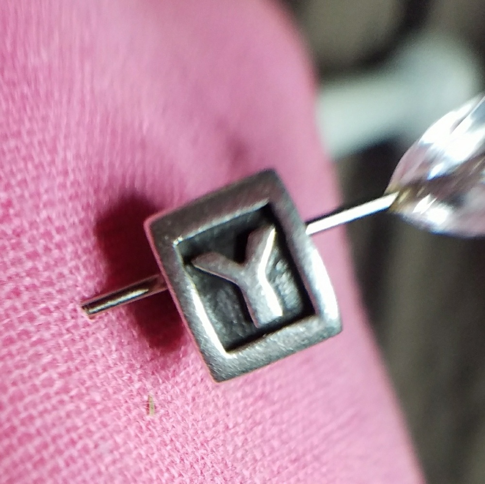 Pandora "Y" charm.